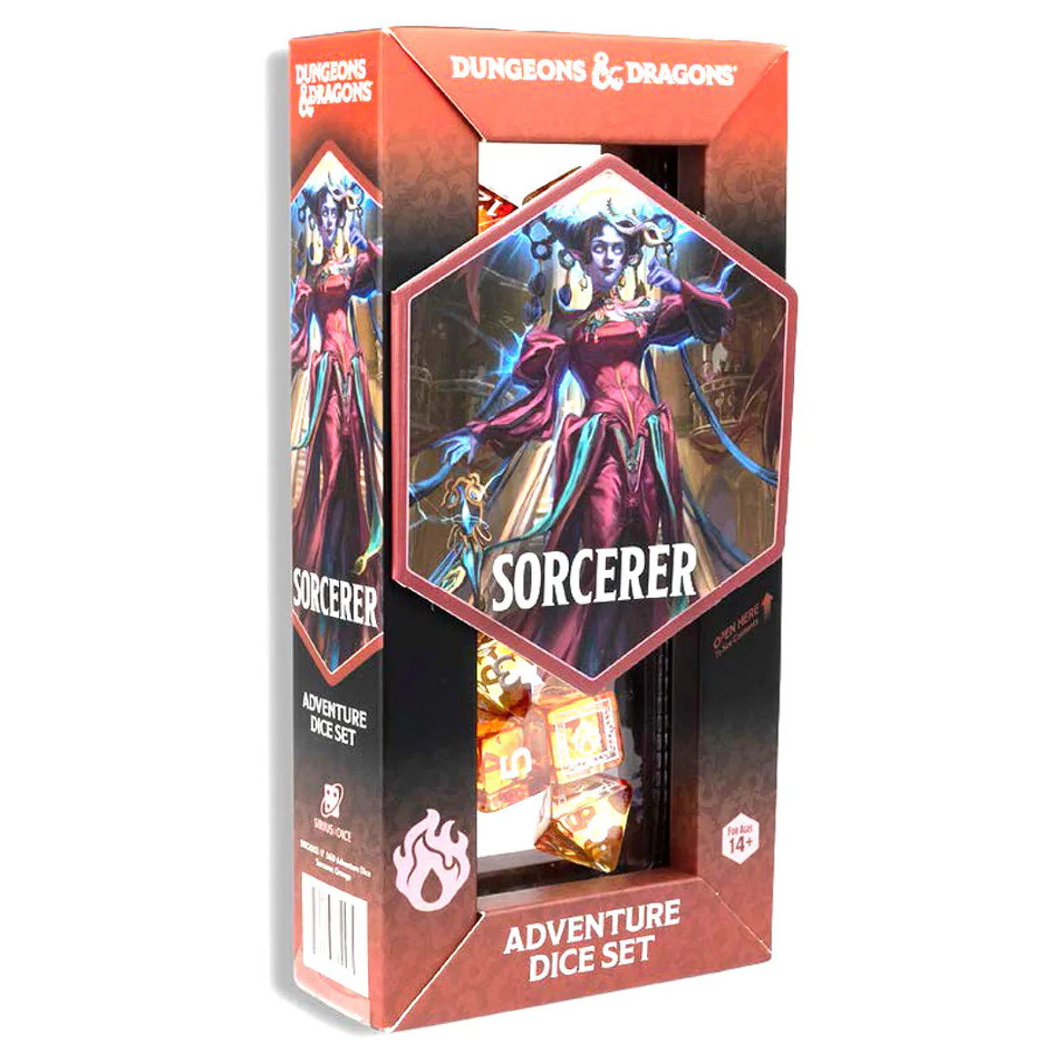 Dungeons & Dragons Adventure Dice Sorcerer (Orange)