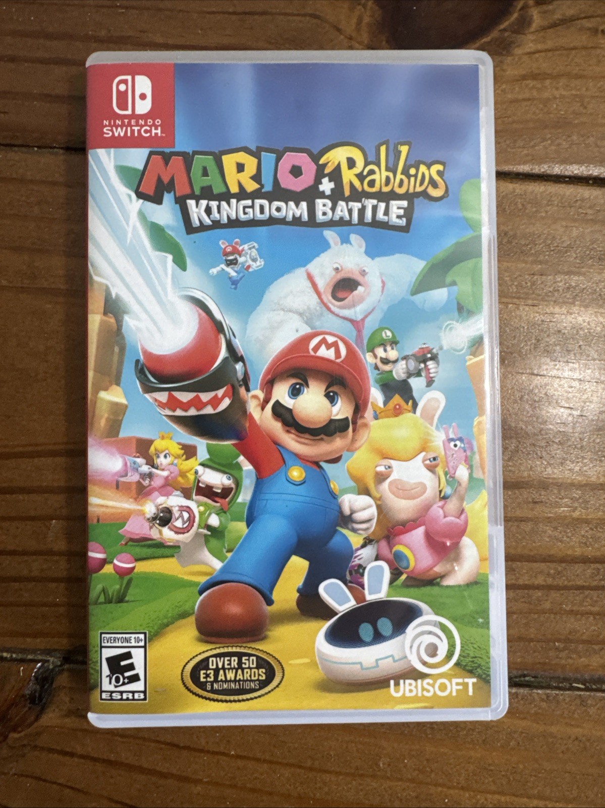 Mario + Rabbids Kingdom Battle (Nintendo Switch, 2017 Original CASE ONLY NO GAME
