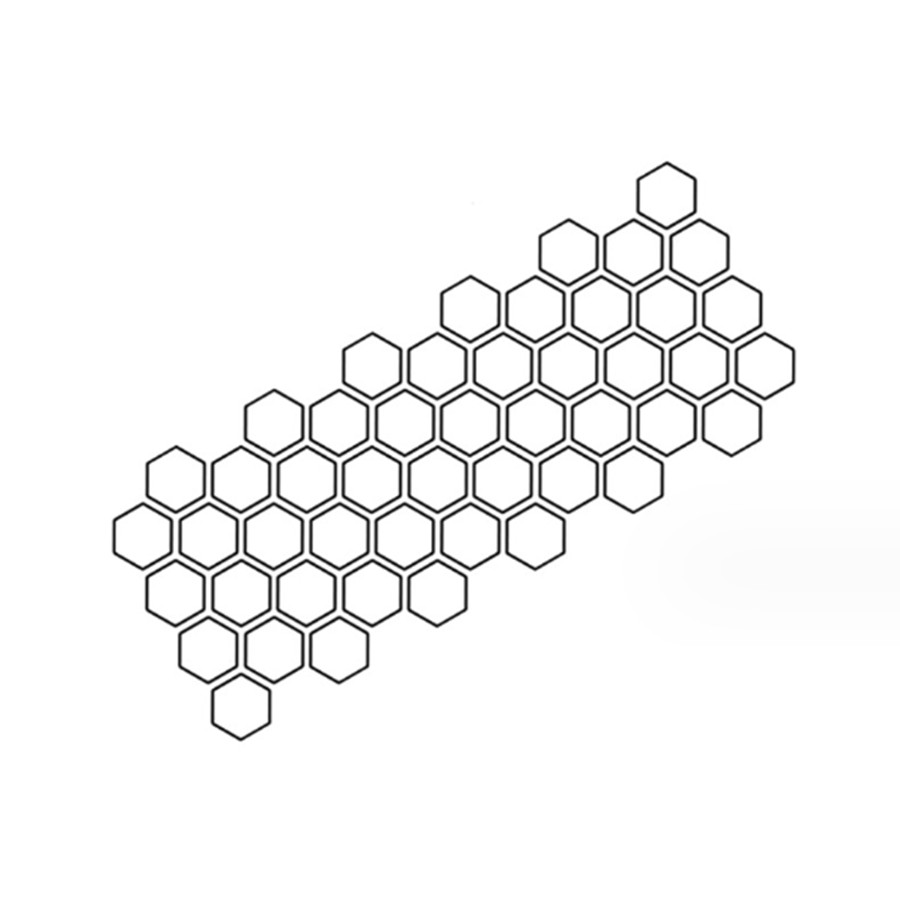 Car stickers decals Camouflage kit solid hexagon honeycomb side racing sticker