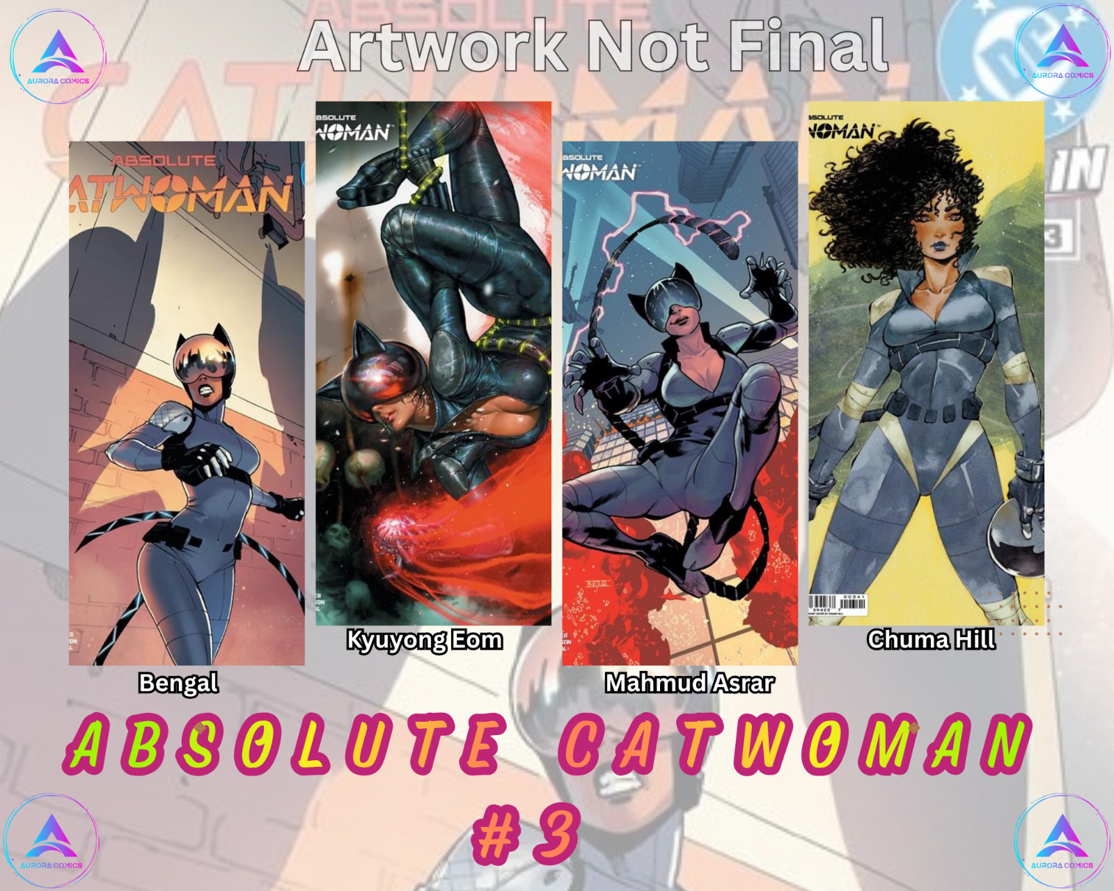 🟣Absolute Catwoman #3 (4 Book set) Presale 8/12/26