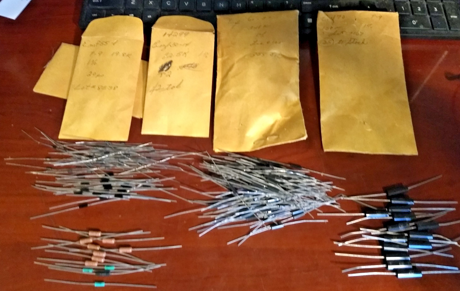 Lot of DALE EMF-60 EMF-70 EMF50-14 EMF55-1 MIL. GRADE RESISTORS FOR HI_END AUDIO