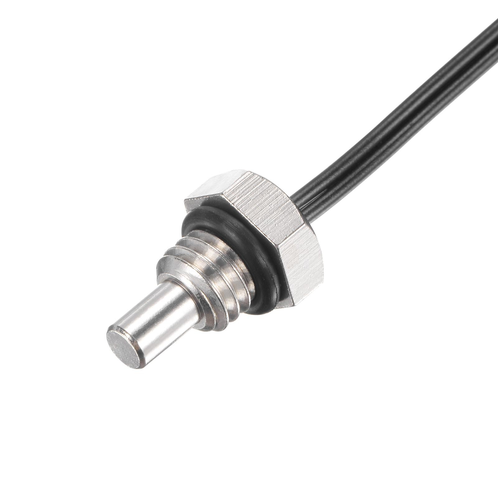 50K Temperature Sensor Probe, M8 NTC Thermal Sensor Probe Cable 1m