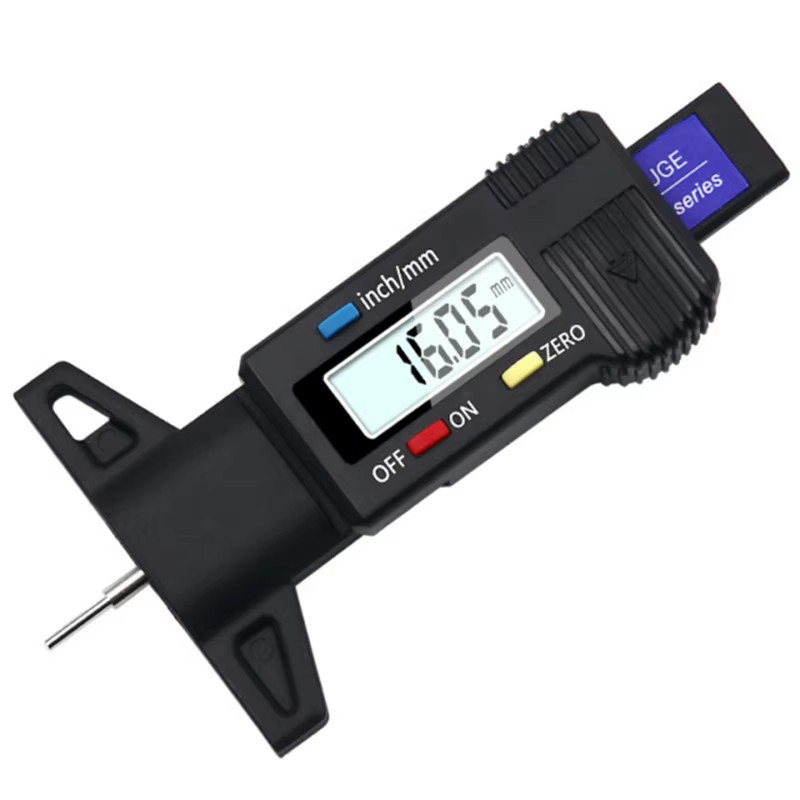 Digital Car Tyre Thickness Gauges Depth Meter for Safe Auto Tyre Tread Monitorin