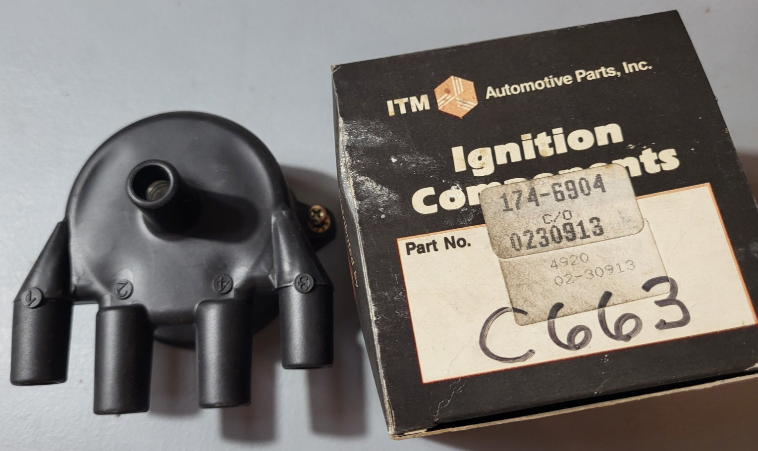 ITM 174-6904 BWD brand C663 Distributor Cap Beck/Arnley 1746904