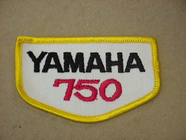NOS Vintage Yamaha 750 Patch 3-1/2" x 2"