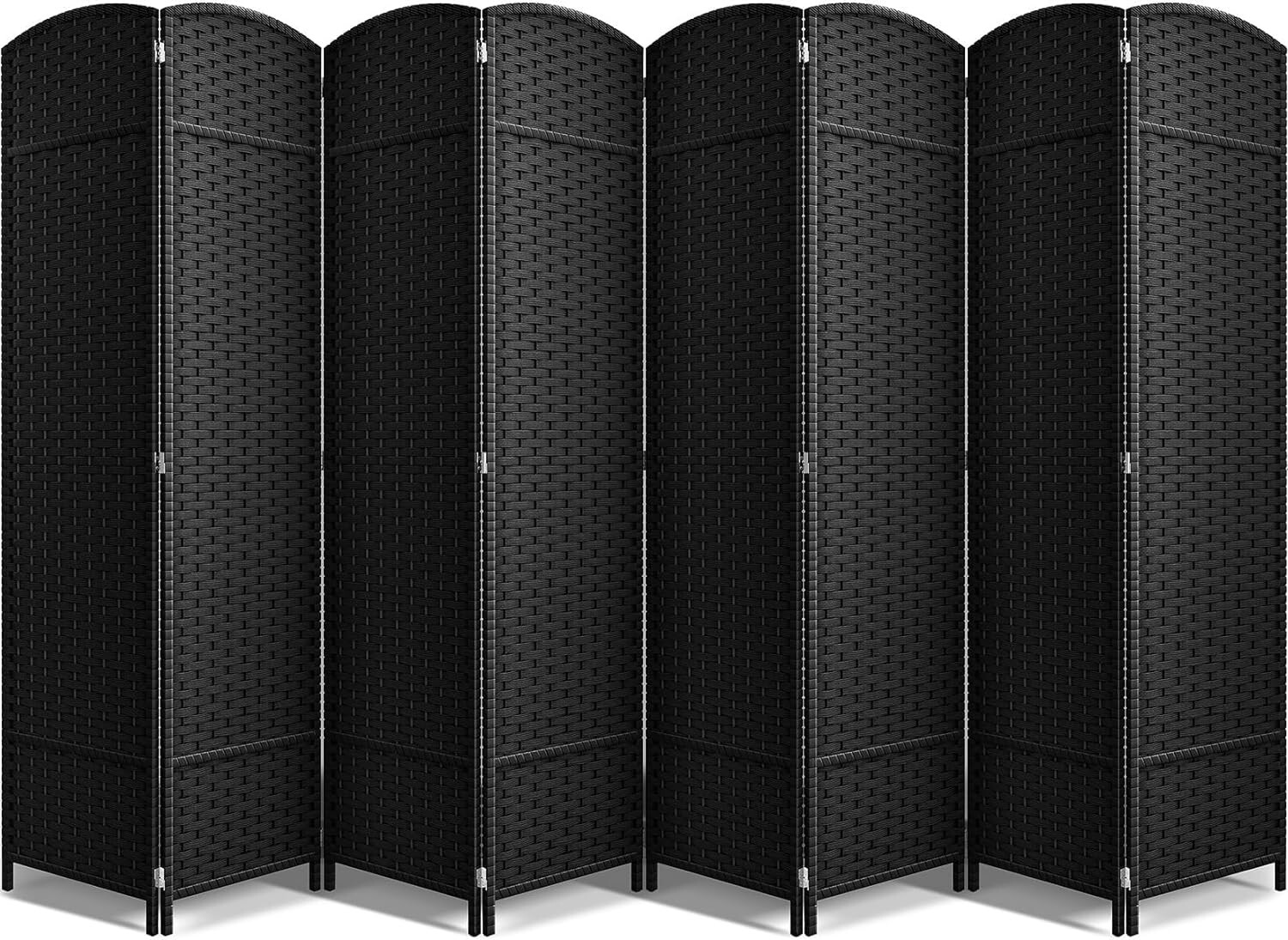 Sorbus Foldable Panel Room Divider - Extra Wide Privacy Screen, 8 Panels