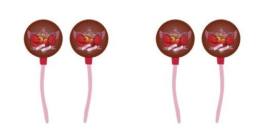 Lot of 2 Flying Hearts Ear Buds In-Ear Headphones Digitat Concepts DCFH002 Pink