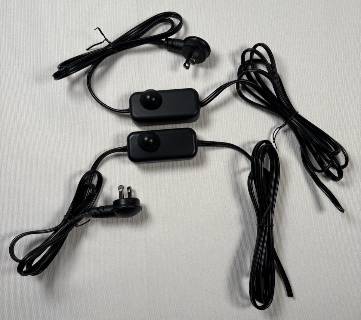 Dimmer Switch with Electrical Plug for LED Light Fixtures 120V Input Set of 2