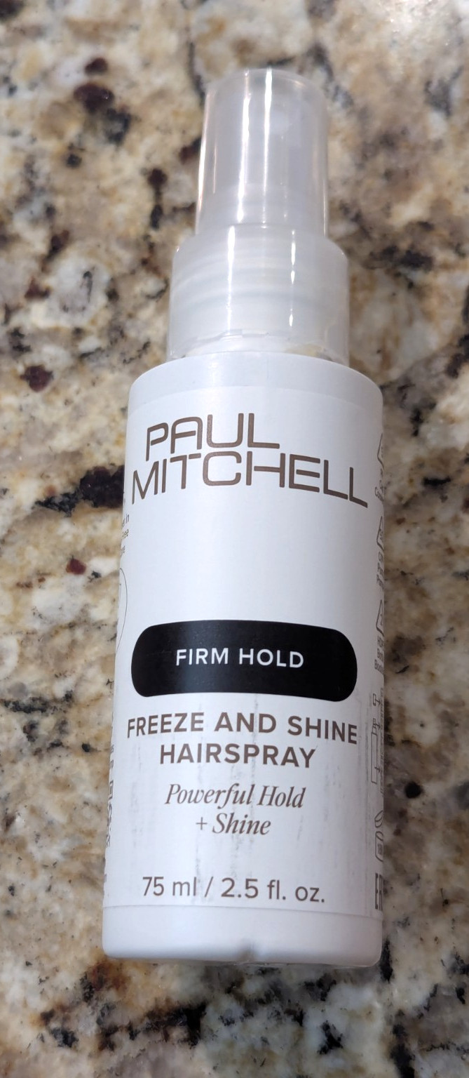 Paul Mitchell Freeze and Shine Hairspray Firm Hold Travel Size 2.5 oz