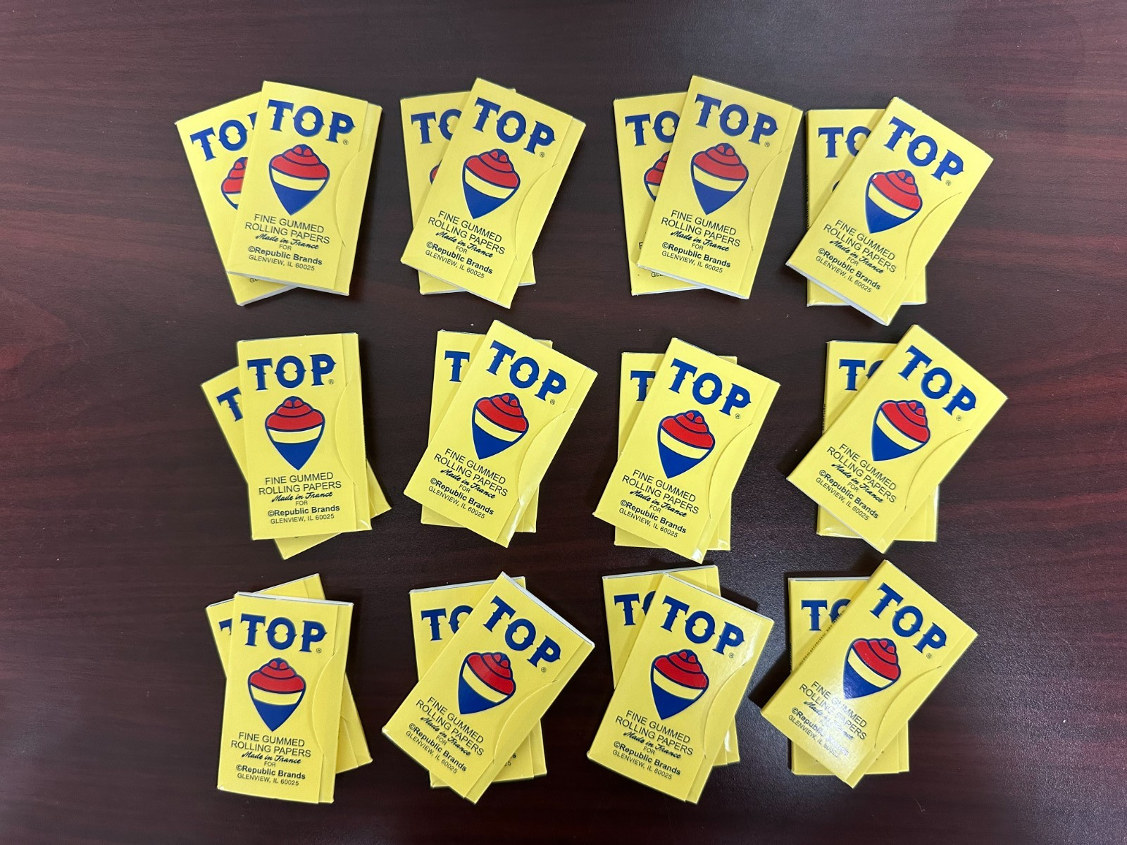 Top Rolling Papers Single Wide Cigarette Paper (No Box - 24 Booklet Pack)