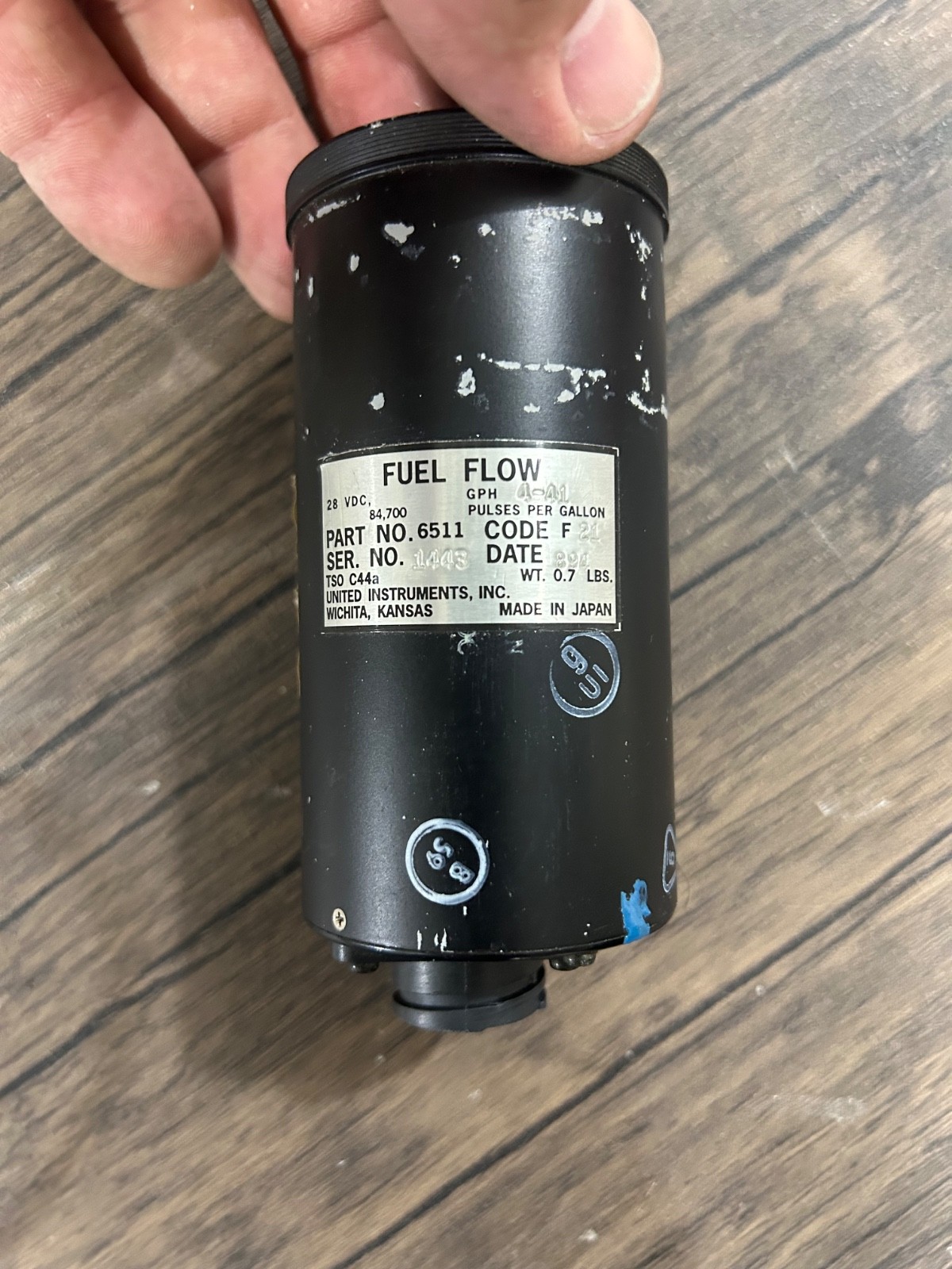 Beechcraft Fuel Flow PN: 6511