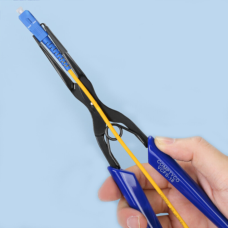 FTTH SC LC adapter clamp pliers fiber optic connector insertion removal tool