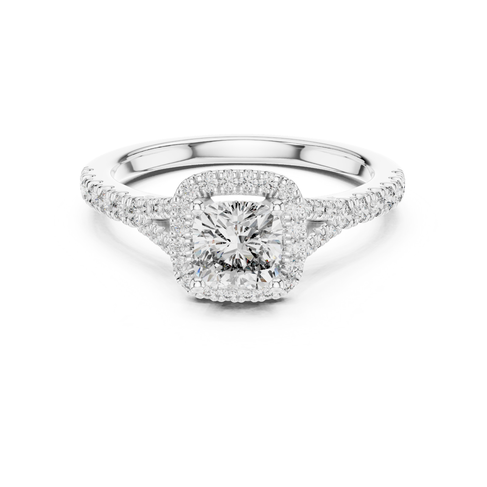 3 Gm 925 Silver Jewelry Lab Grown Diamond Engagement Ring Gift For Her 1.90Ct