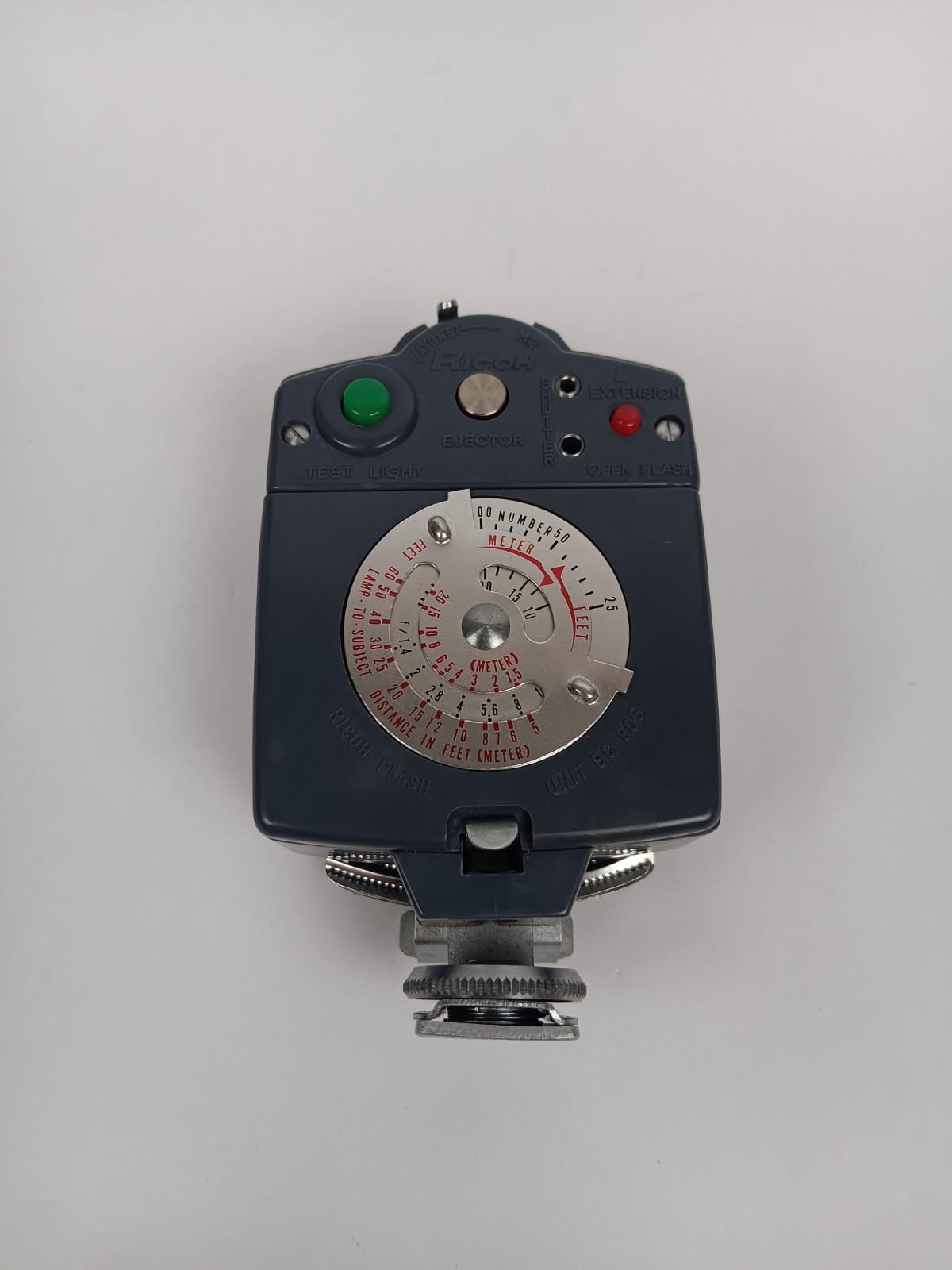 Vintage Ricoh Flash Unit BC-605D In Original Leather Case