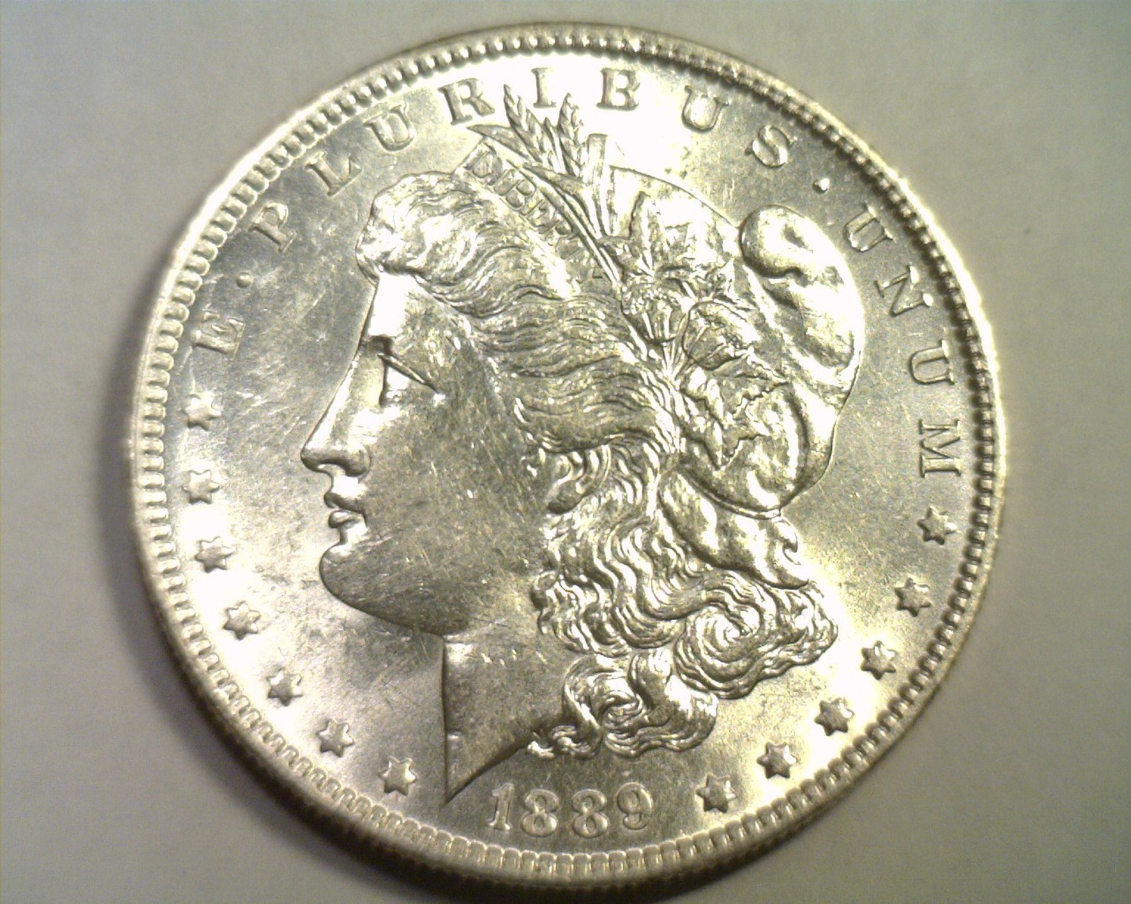 1889-O MORGAN SILVER DOLLAR CHOICE ABOUT UNCIRCULATED+ CH AU+ NICE ORIGINAL COIN
