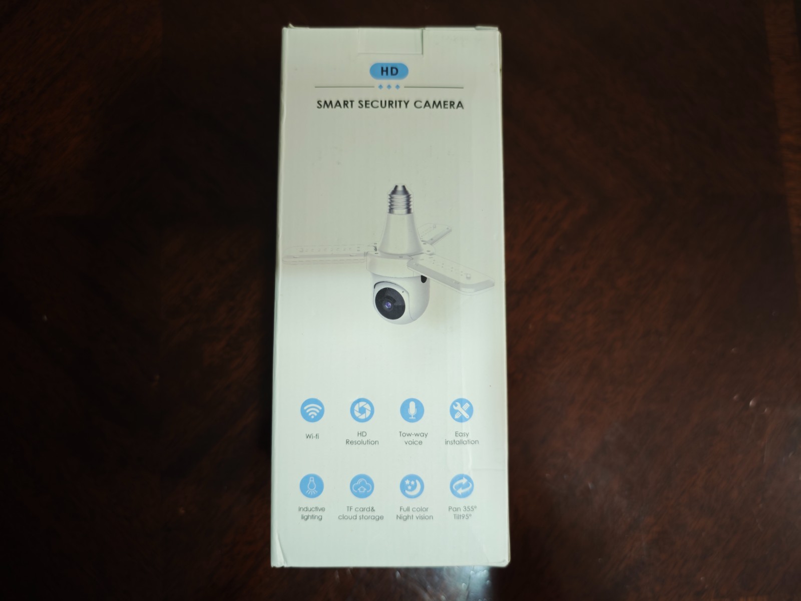 Foscam LB5 3K Light Bulb Camera 360° PTZ Auto Tracking LED Alexa Google