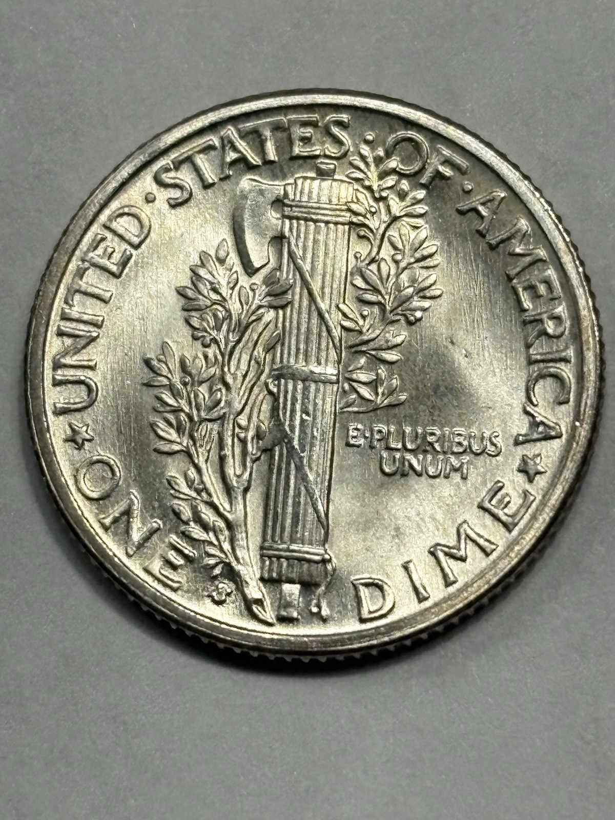 1936-S Uncirculated Mercury Silver Dime - #19831