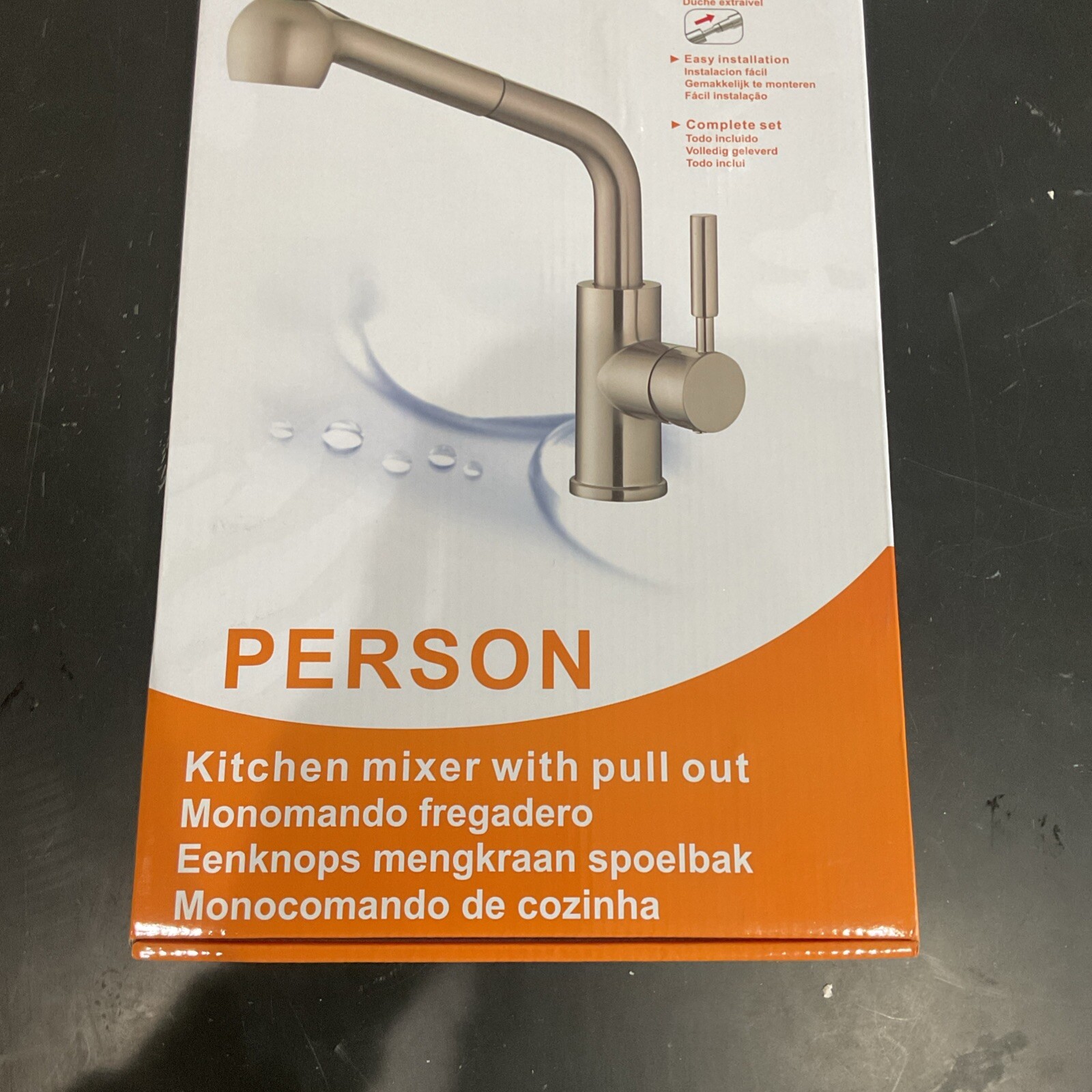 Kitchen Faucet Pulldown Brushed Nickel pasgo 3307Q $199