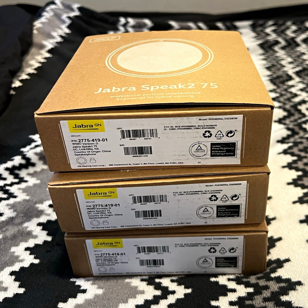 Jabra Speak2 75 Bluetooth Speakerphone w/ Fast Pair, MPN 2775-419-01