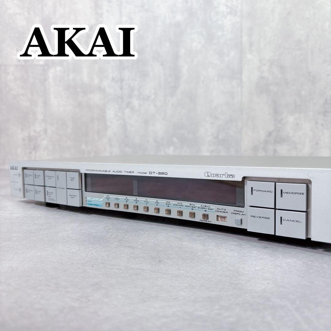AKAI DT-320 FM/AM Stereo Tuner Vintage Hi-Fi Audio Used Japan #OS0349