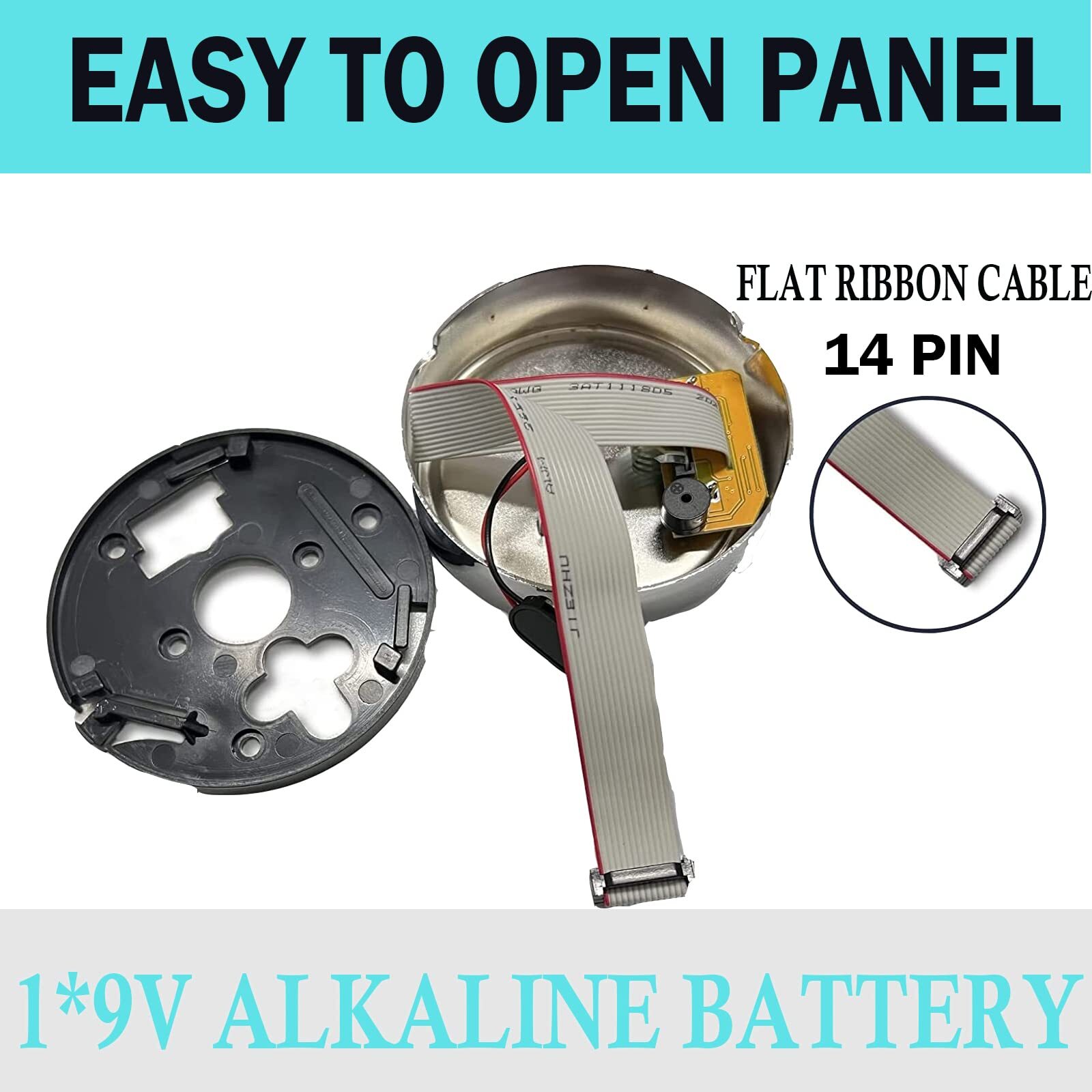Stack on Gun Safe Lock Replacement with Swing Bolt Lock Fireproof Chrome Keypad
