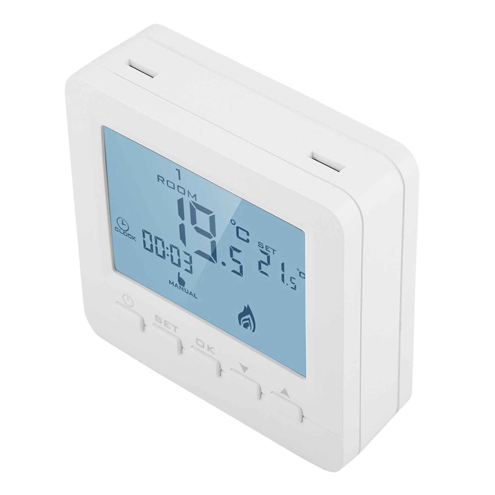 LCD Digital Thermostat With Data Memory Function For Office Spaces