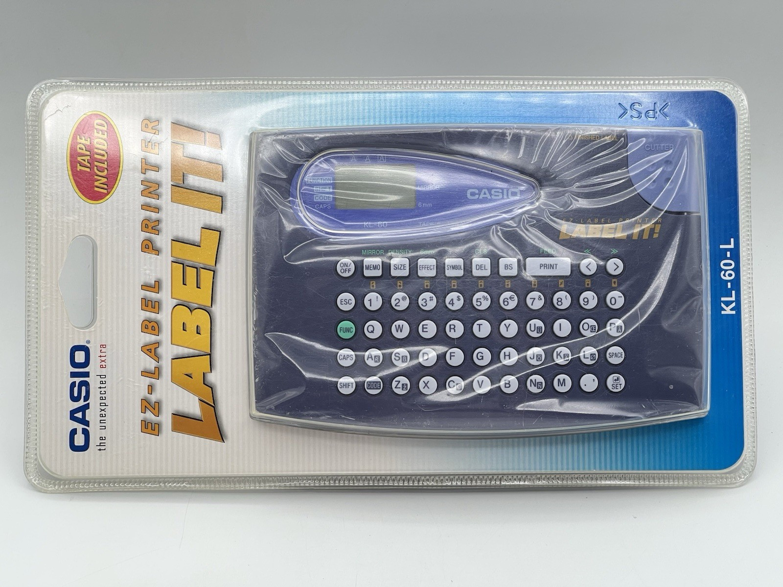 Casio KL‑60L Handheld Label Maker Thermal Label Printer Device NEW SEALED