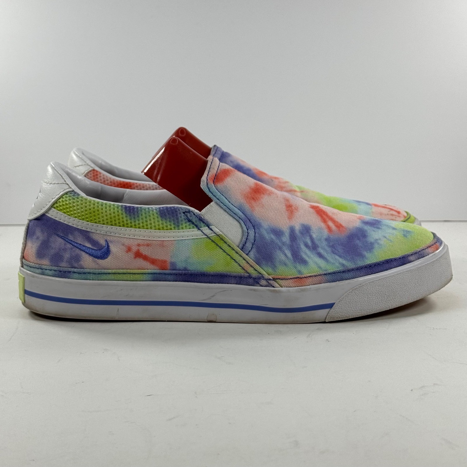 Nike Court Legacy Slip On Tie Dye Canvas Sneakers Multi Color CZ1752-900 Mens 9
