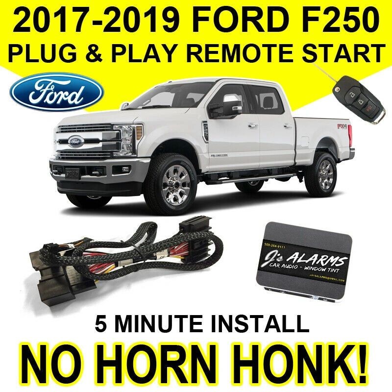 Js Alarms Remote Start Plug & Play For 2017-2019 Ford F-250 F250 Super Duty FO2N