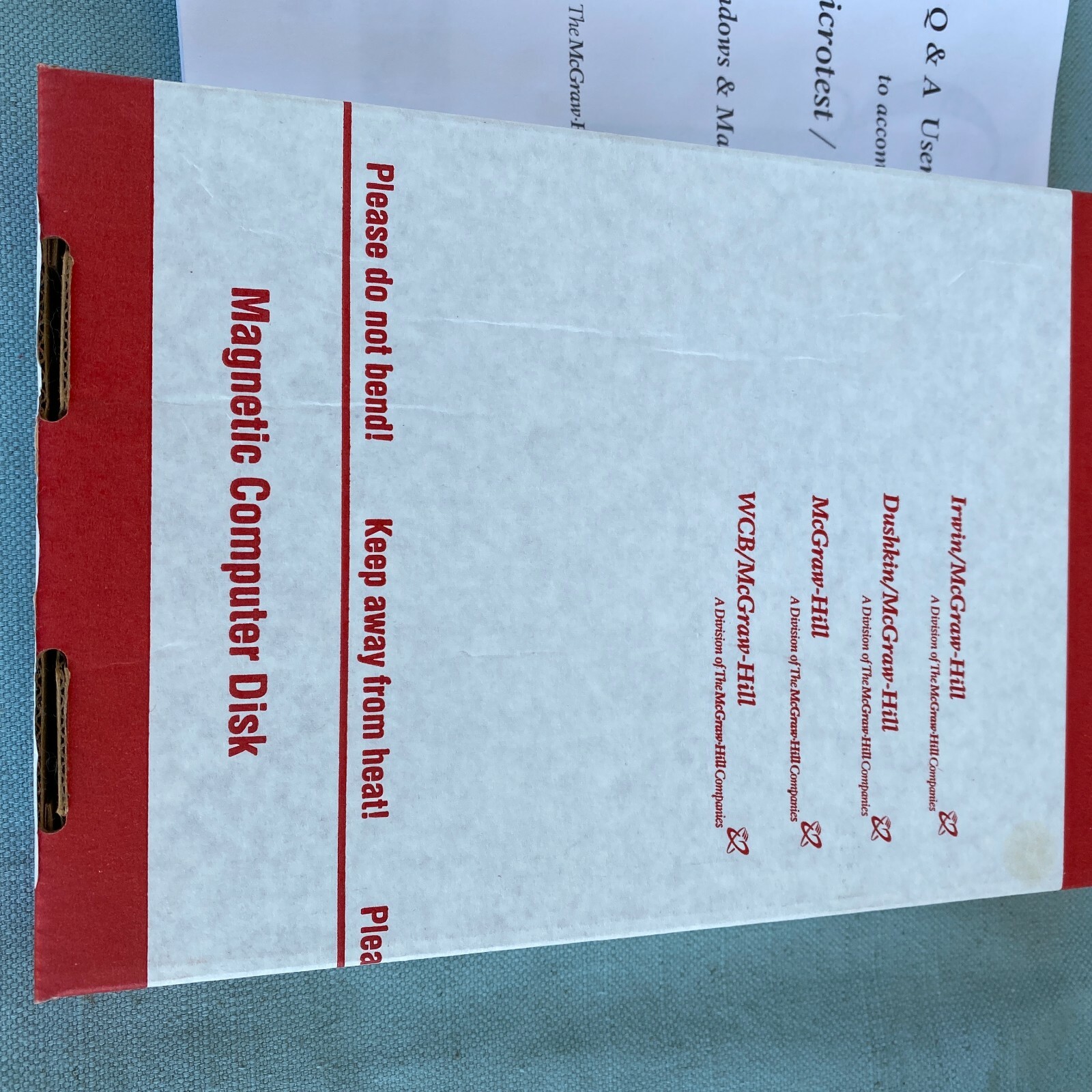 Vintage Software Computest Berkowitz Marketing 5th Ed Windows Macintosh Sealed
