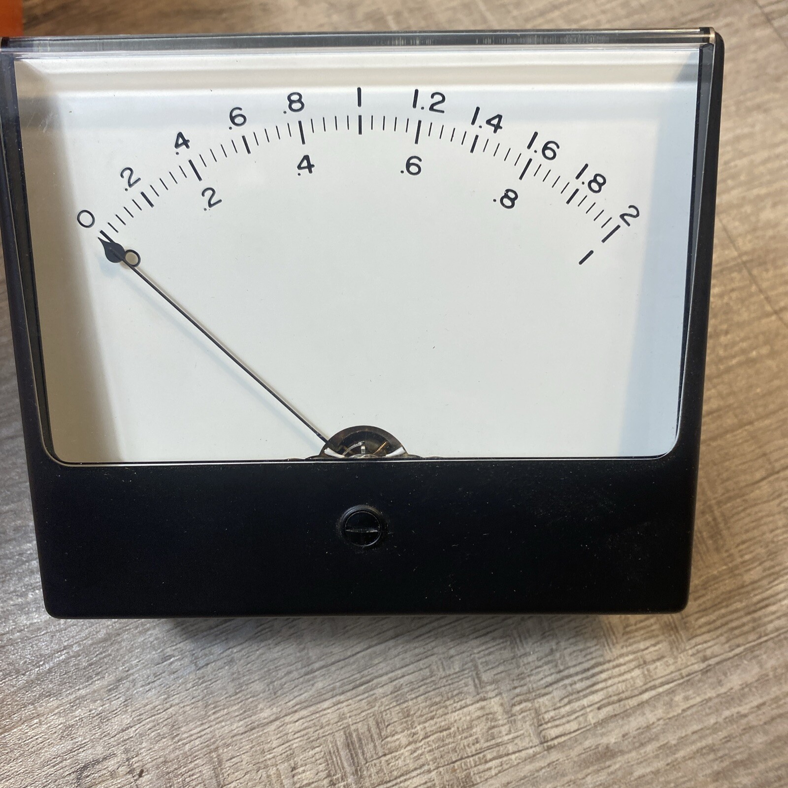 1329 Simpson Panel Meter 0-2 DC Amps (NOS)