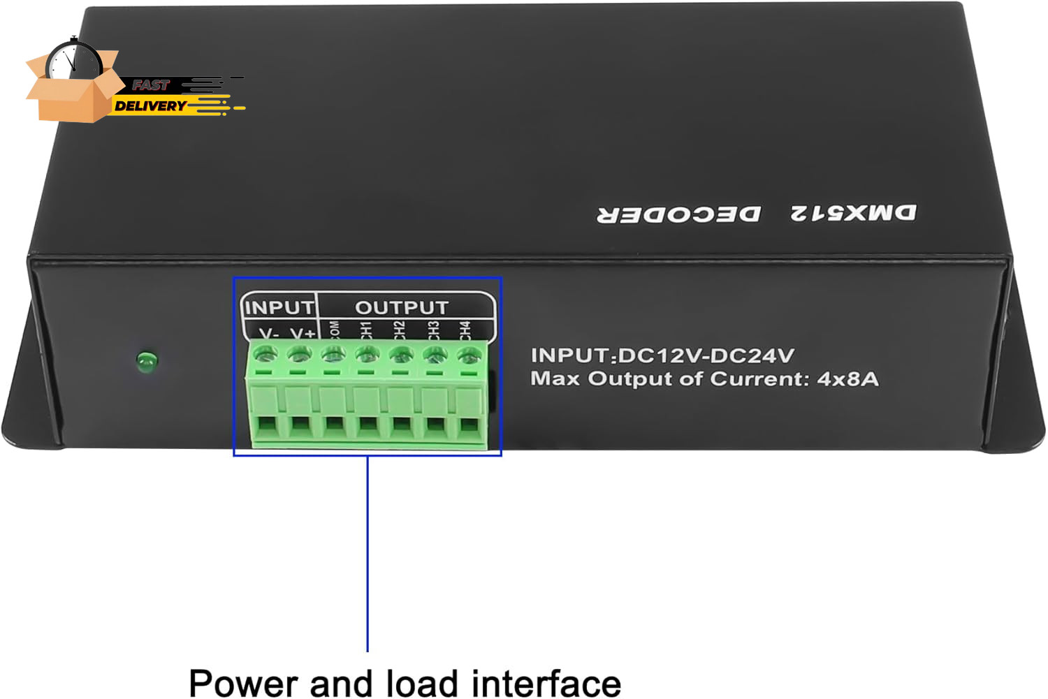 4 Channel DMX512 Decoder LED Dimming Controller Driver,Dmx PWM Constan