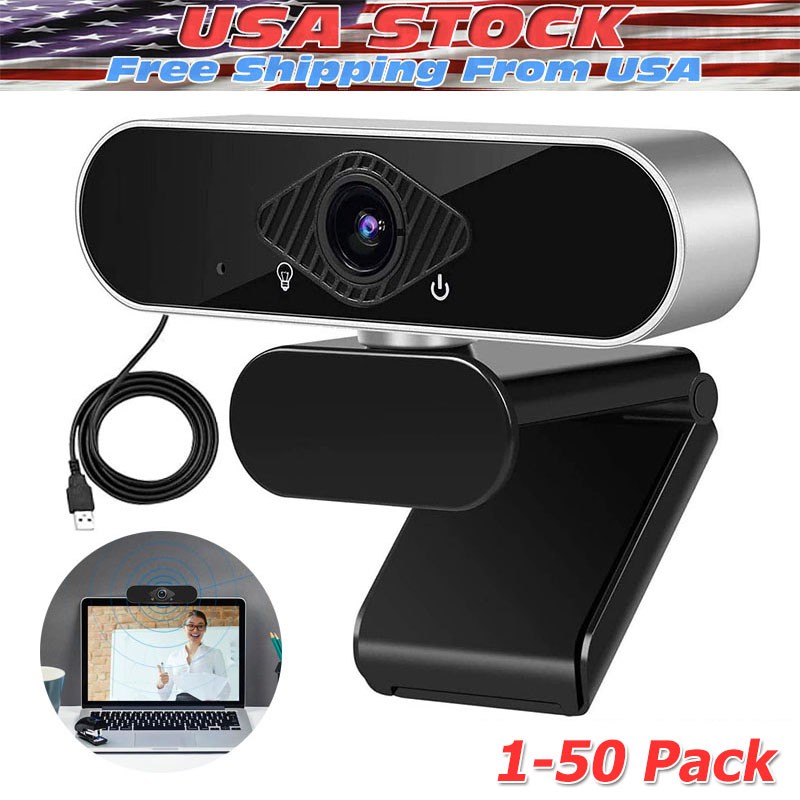 1080P Full HD USB Webcam for PC Desktop,Laptop Web Camera with Microphone Lot