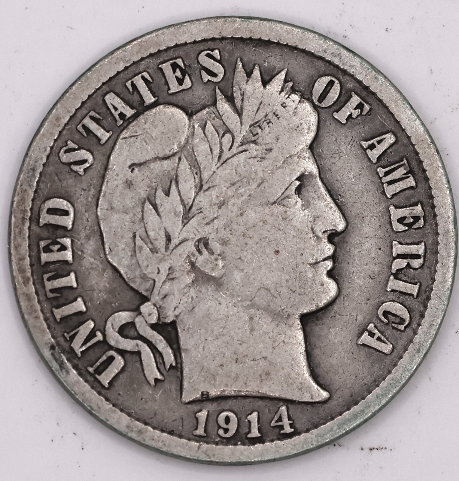 1914-D Barber Dime