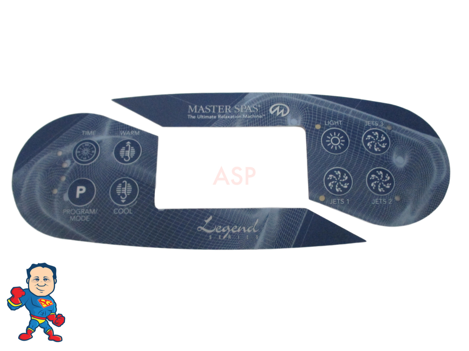 Overlay Master Spa Legend Series 2005-2012 (2) Piece (8) Button MP700