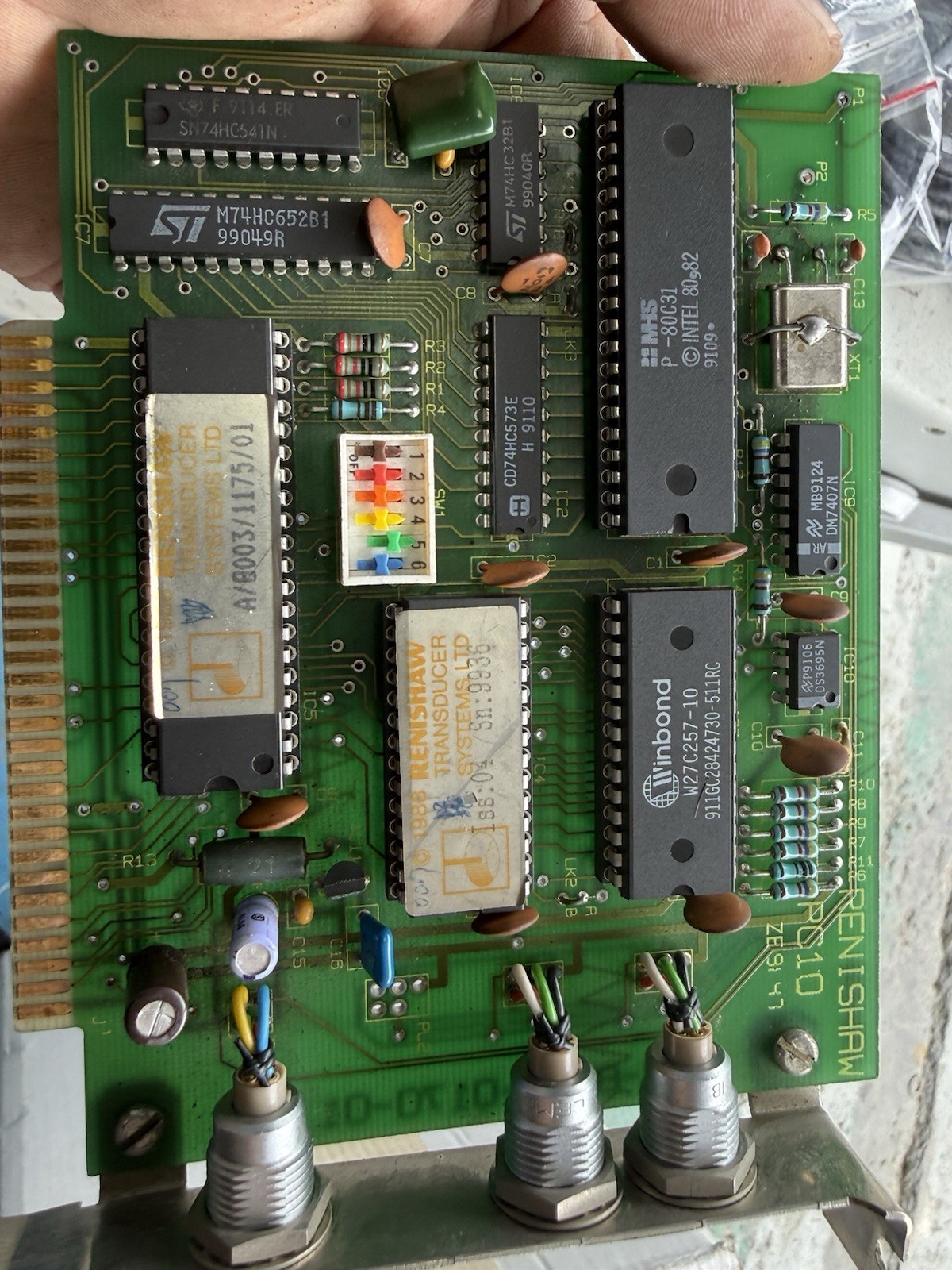 Renishaw PC10 Probe Interface ISA Card w/ LEMO Cable Untested As-Is