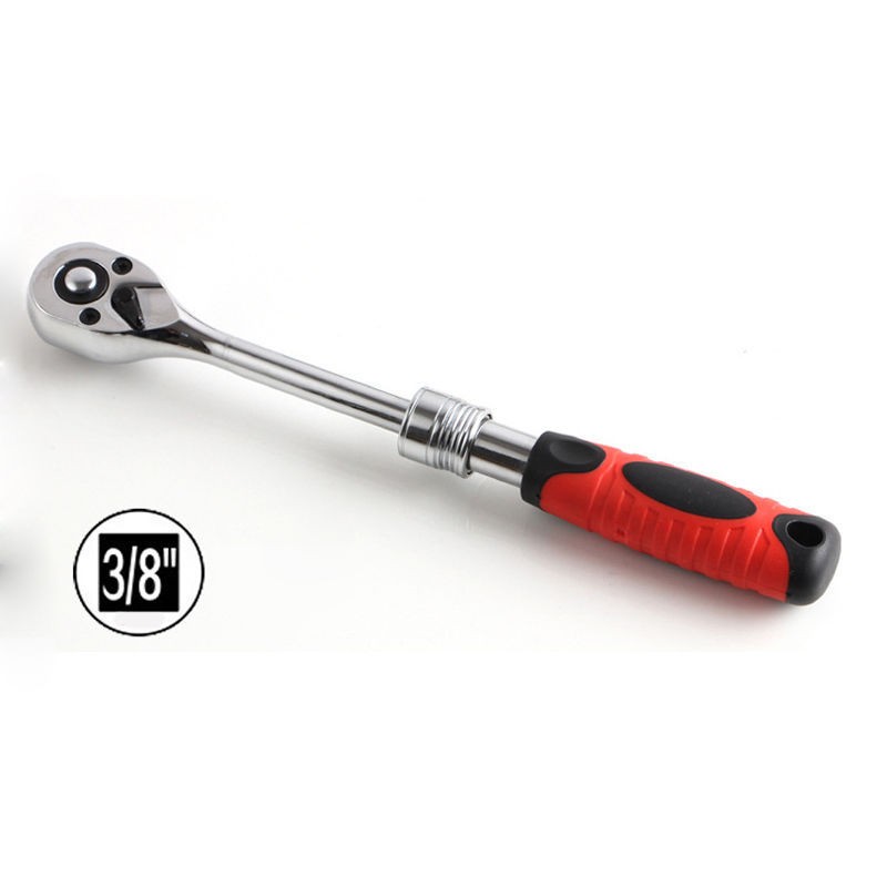 3/8" Extendable Ratchet Handle CRV 8-1/2" 12-3/8" 72T