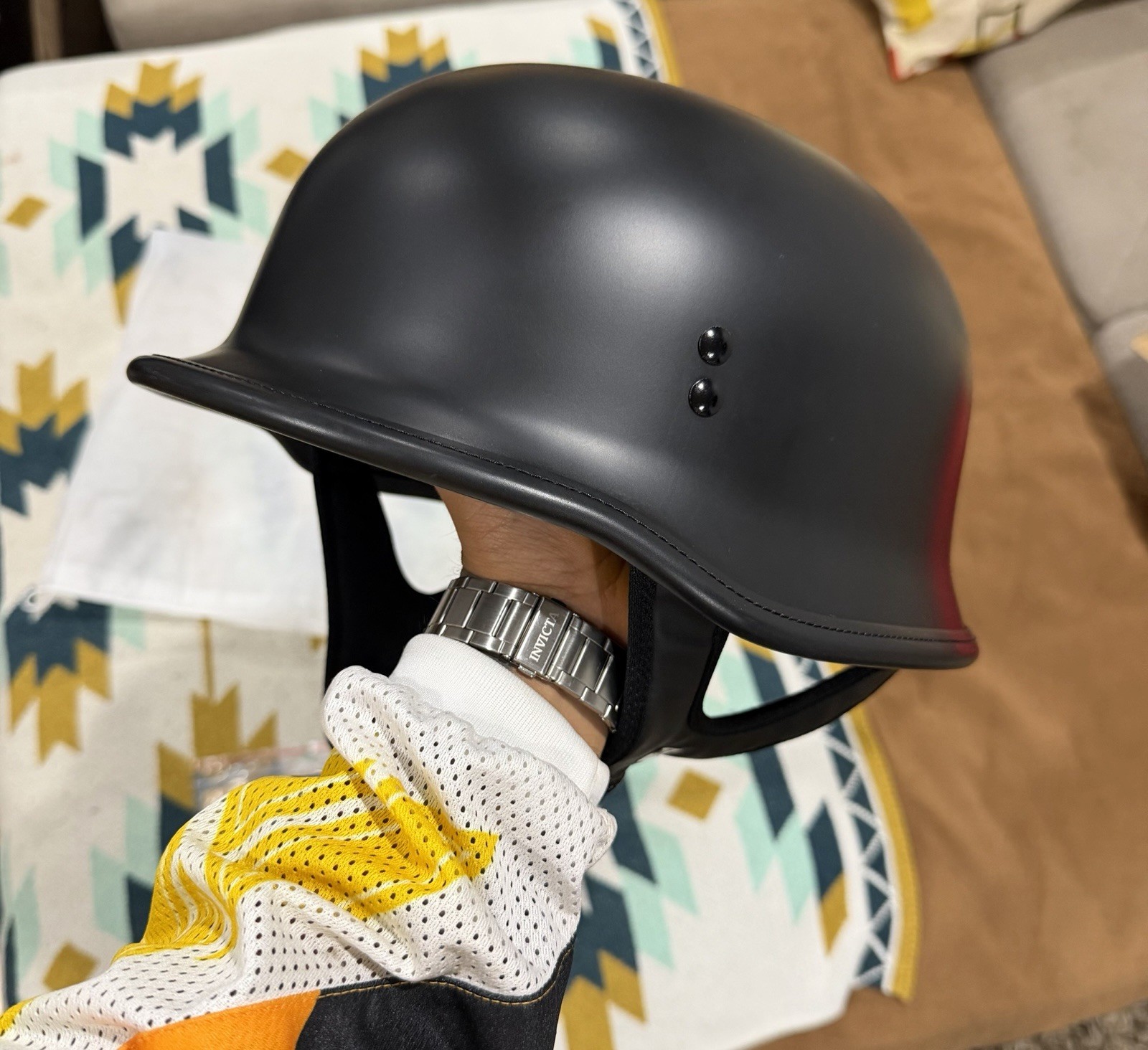 HIGHWAY 21 9MM ADULT STREET MOTORCYCLE HALF HELMET DOT SIZE L “NEW NO BOX”