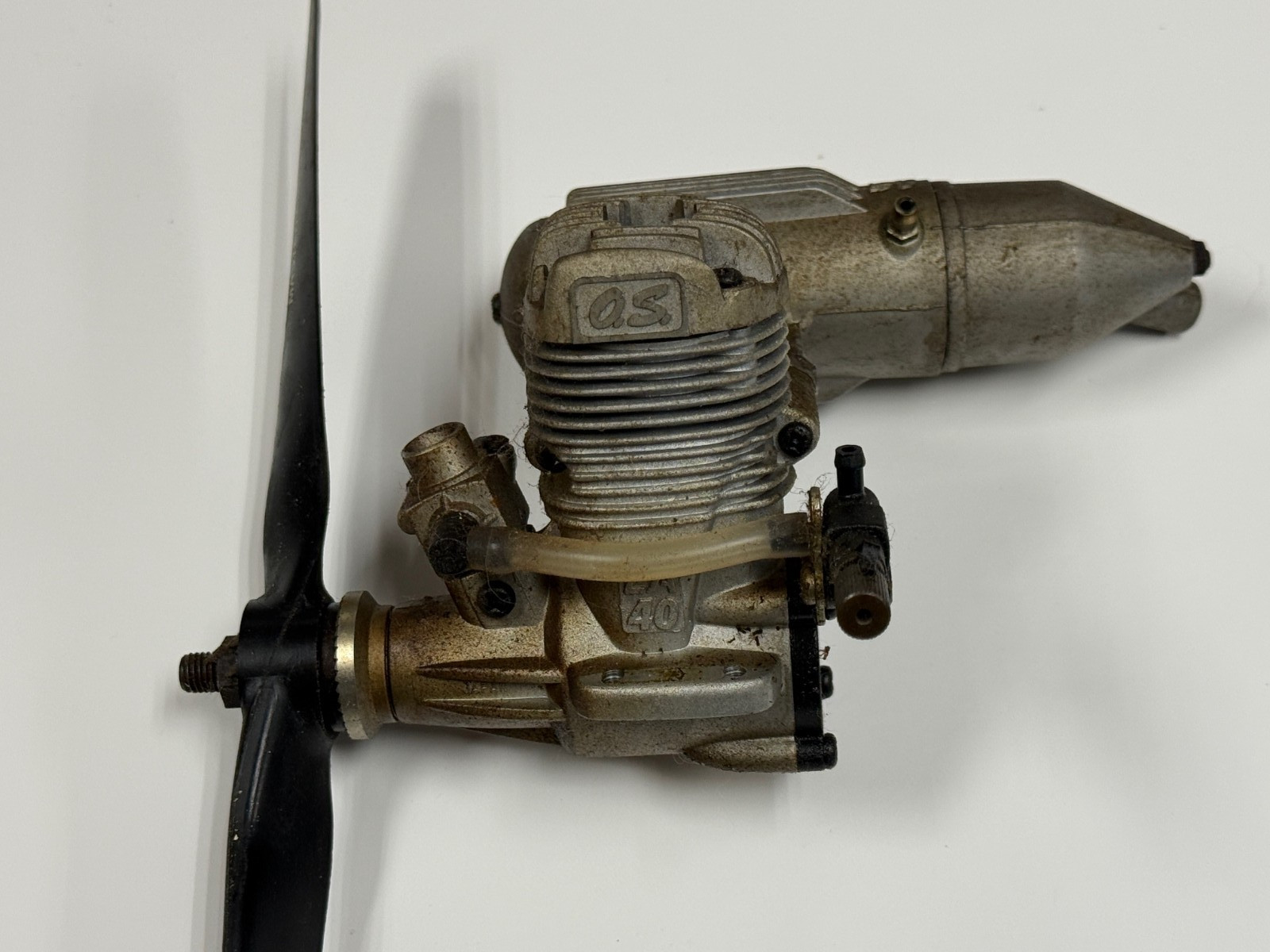 Nice O.S. OS .40 40 LA Two Stroke Nitro RC Remote Control Airplane Engine