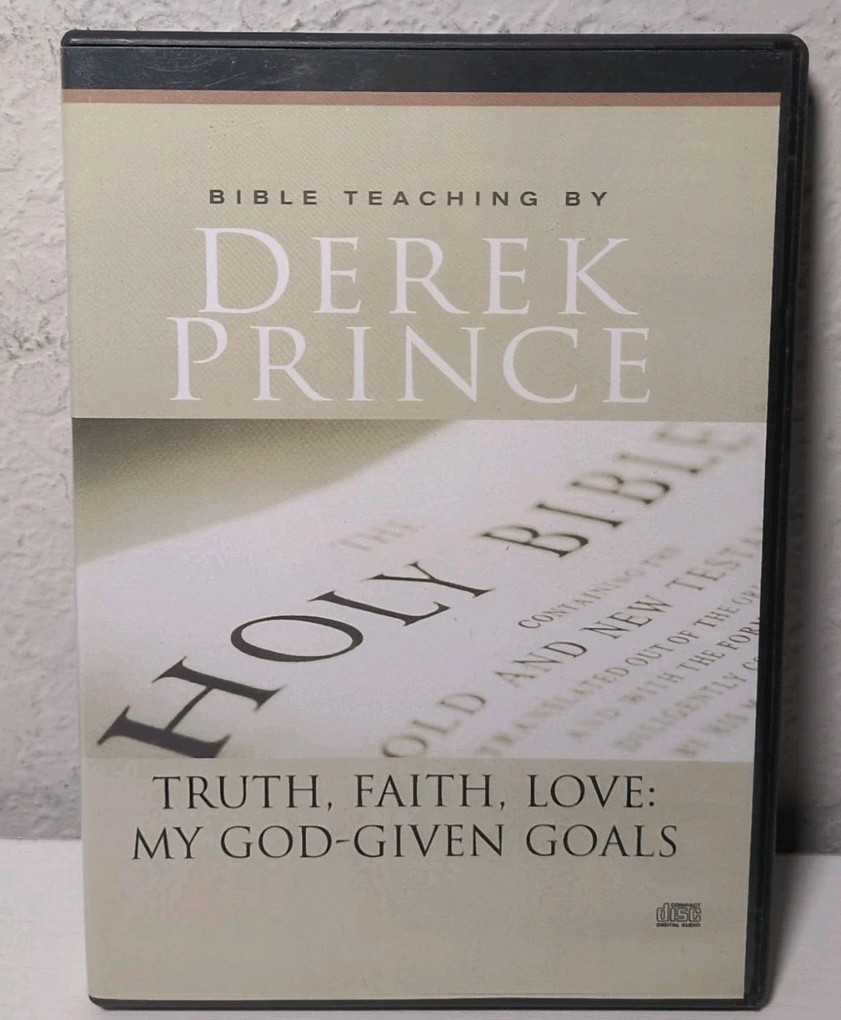 Bible Teaching By Derek Prince Truth, Faith, Love My God-given Goals Audio CD