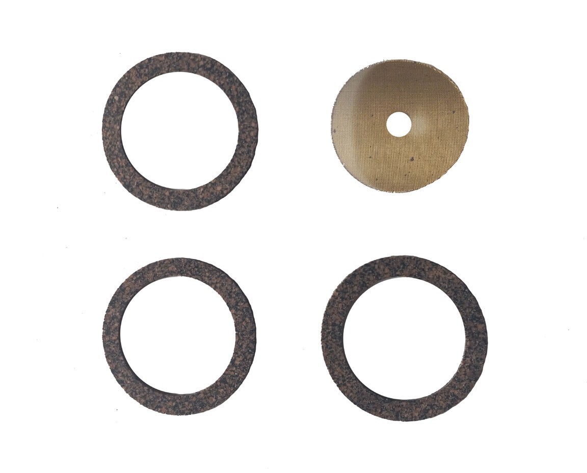 Fuel Strainer Sediment Bowl Gasket & Screen Farmall Cub A B C Super A C 100 130