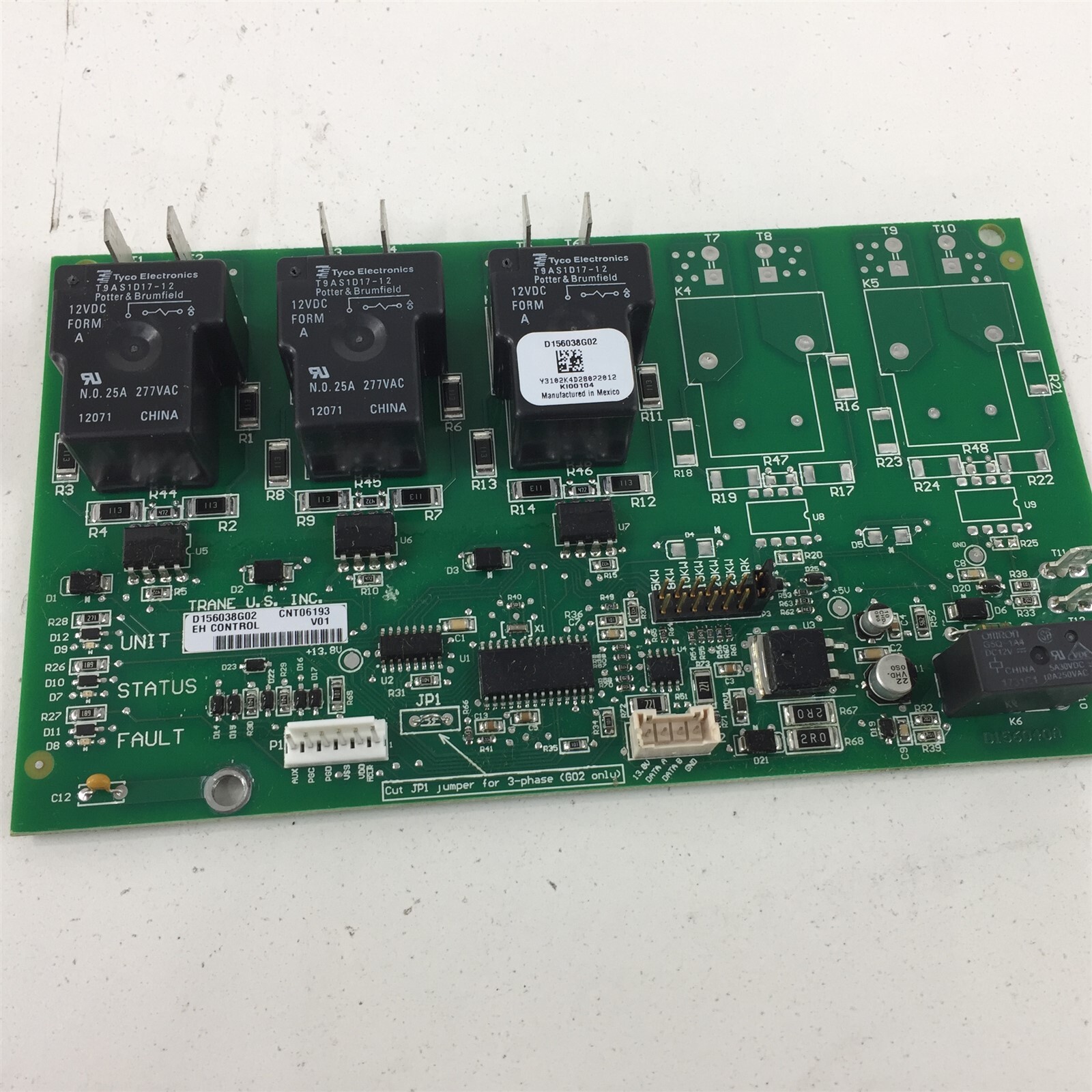 Trane D156038G02 CNT06193 EH Control Board