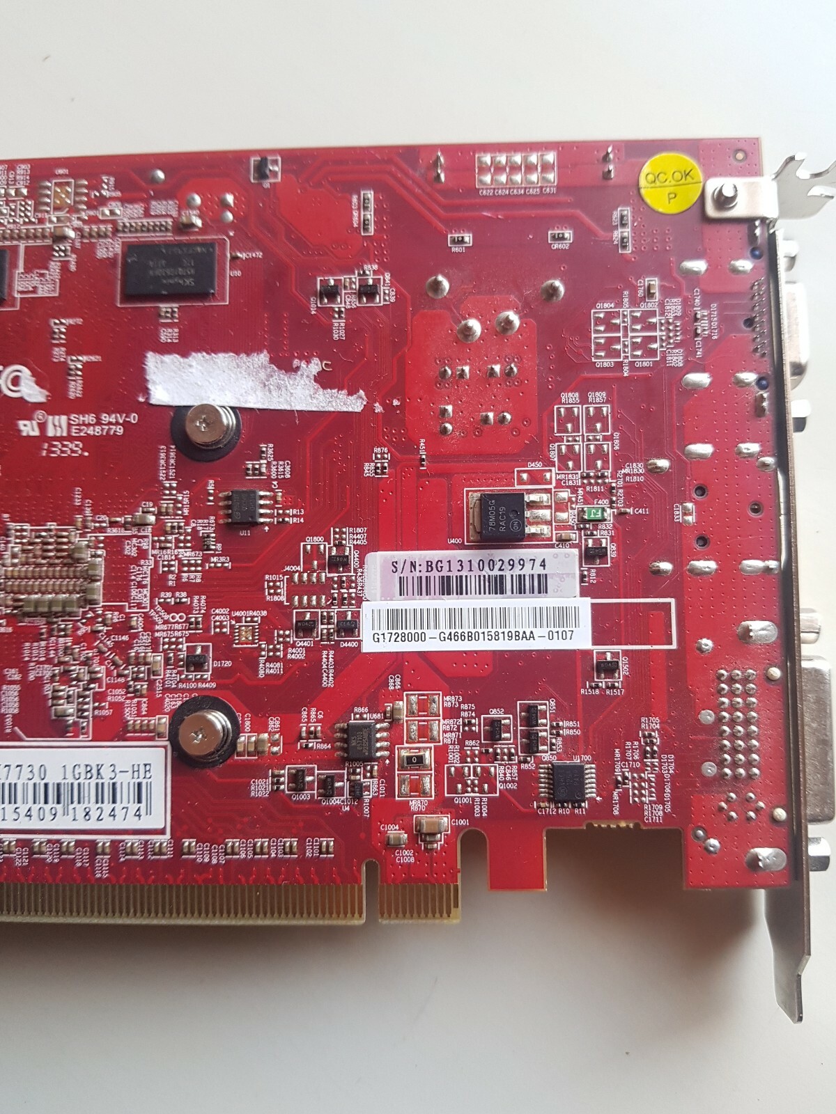 AMD Radeon Graphics Card HD 7730 1 Gigabyte 1G