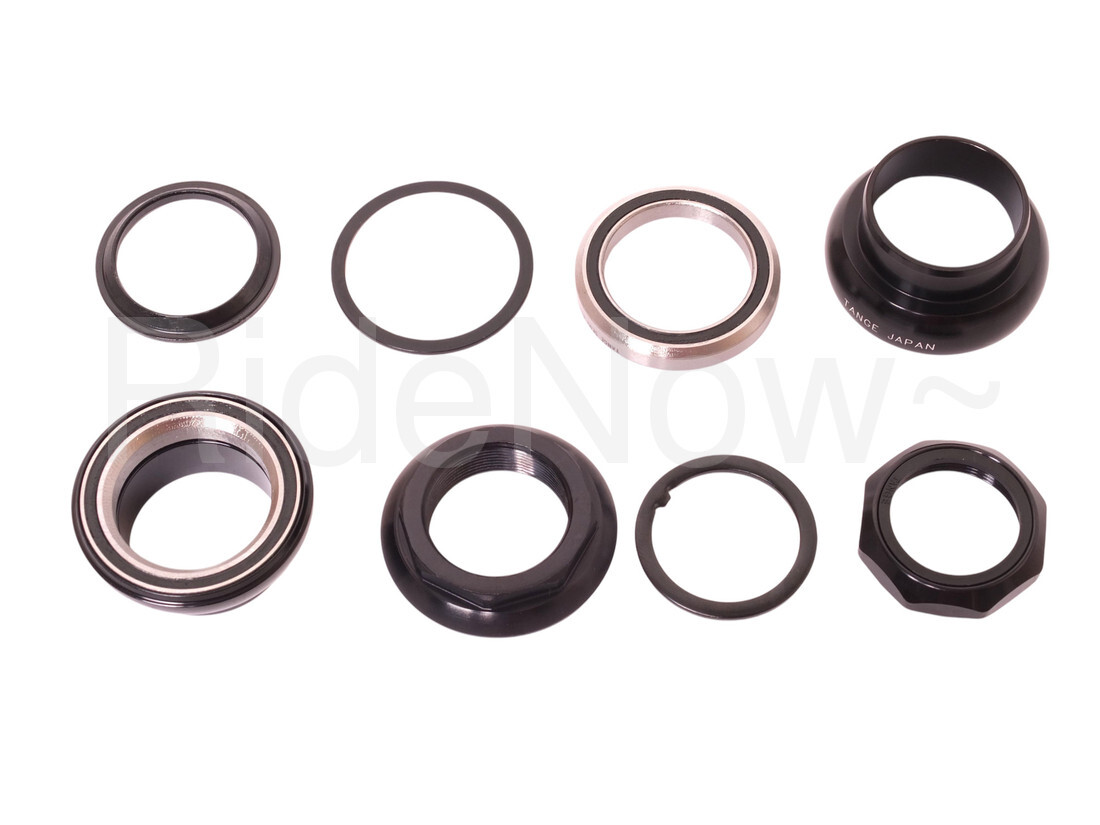Tange Japan Falcon 250C Bike Headset 1" Threaded,Black, fit Crown race 26.4mm
