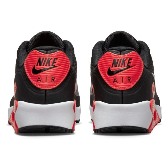 Nike Air Max 90 G Infrared 23 Red Iron Grey CU9978-010 sz 14 Men's Golf Cleats