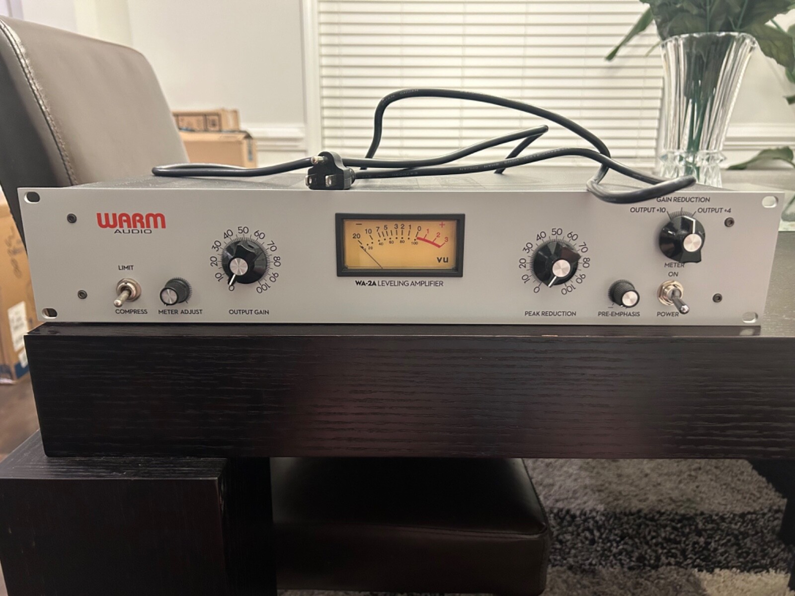 Warm Audio WA-2A Opto Tube Compressor, 2U  3.5” 12lbs, Used - Great Condition