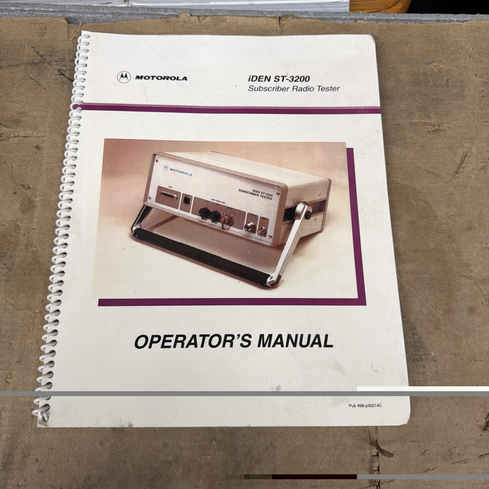 Motorola Iden ST-3200 Manual