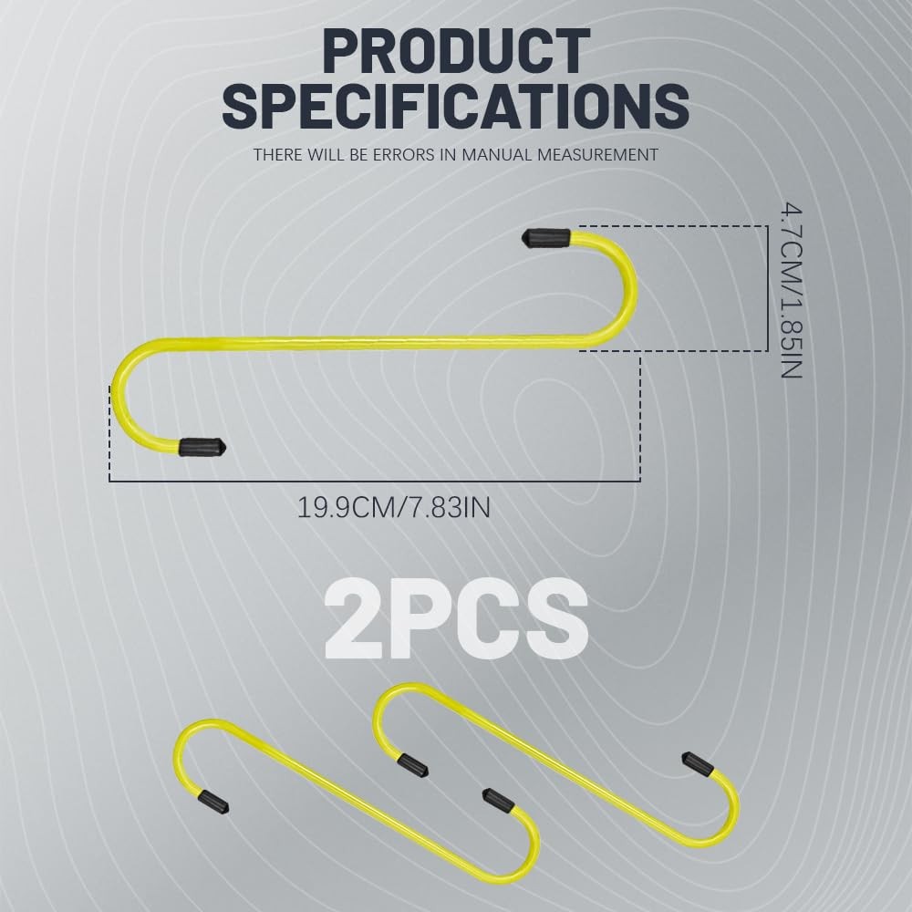 2PCS Brake Caliper Hangers, Tool, 2PCS, Yellow