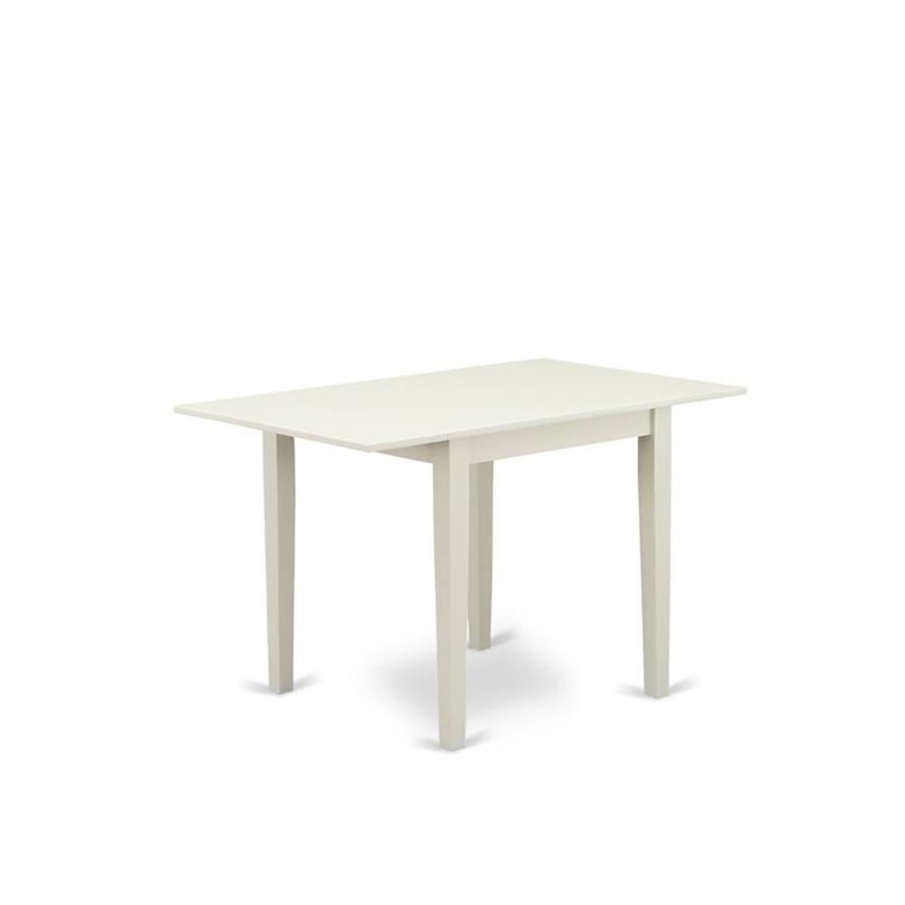 Pemberly Row 3-piece Dining Table and Slat Back Chairs in White