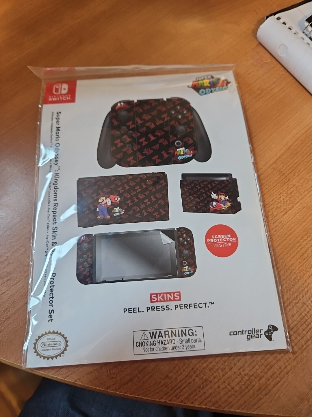 Nintendo Switch Vinyl Skin Super Mario Bros. Decal Sticker & Screen Protector